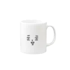 カワグチマサミのグッズのアホっぽい顔 Mug :right side of the handle