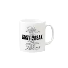 TERU-TERUのLimit Breakオリジナルグッズ 黒ロゴ Mug :right side of the handle