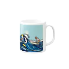 アート宇都宮(ARTUTSUNOMIYA)のサーフィンアイテム1 Mug :right side of the handle