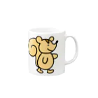 いろんなもの屋さんの森のリスくん Mug :right side of the handle