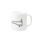 omuramの長いねこ Mug :right side of the handle