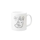 イラストレーター トツカケイスケの心ないウサギさん 3 Mug :right side of the handle