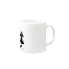 啼き啼き火鳥のBallerina Mug :right side of the handle