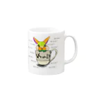 毒舌まじかのあんただれ Mug :right side of the handle