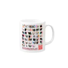 アート宇都宮(ARTUTSUNOMIYA)の6QRコードデザイン★Frenchbulldogfamily★ Mug :right side of the handle