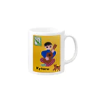 マコイのザッカストアのギタロー Mug :right side of the handle