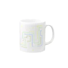 つめくさカップ店の地図 Mug :right side of the handle