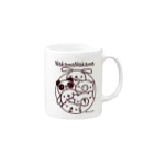 Piyocoloreの仲間ナカマ Mug :right side of the handle