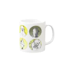 鴨鍋不動産のアヒルさん-good duck & bad duck Mug :right side of the handle