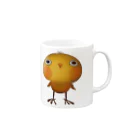 ひよ房ののびのびヒヨコ🐤ハッピー🎵 Mug :right side of the handle