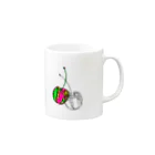 Emmのサクランボソーシャルディスタンス Mug :right side of the handle