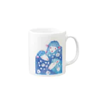 服部奈々子の三匹のひつじ Mug :right side of the handle