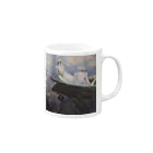 アートTシャツ 名画グッズのクロード・モネの『舟遊び』 Mug :right side of the handle