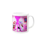 最上級YZMGの姉妹二人で大好きなお洋服を着て Mug :right side of the handle