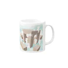 あかるいみらいけんきゅうじょのおばけのつどい１ Mug :right side of the handle