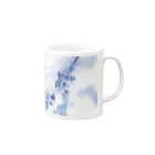 桜居春斗の彼岸の青鈍(桜) Mug :right side of the handle