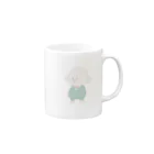 :Felizのお呼ばれ うさぎ Mug :right side of the handle