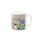 ねこぜや のモンスター工場🏭 Mug :right side of the handle