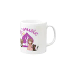 p-music♪のp-musicオリジナルグッズ Mug :right side of the handle