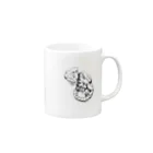 RinA0358slのmechanic chameleon Mug :right side of the handle