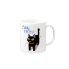 くろねこ倶楽部のおわ～ん２イラストマグ Mug :right side of the handle