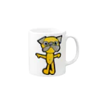 momo3momo3のおパグちゃん Mug :right side of the handle