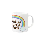 amane510のrainbow study room Mug :right side of the handle