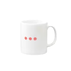 sha-Cの明太ドット柄 Mug :right side of the handle