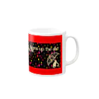 ColorfulLifeのCat in a Rany Day Mug :right side of the handle