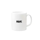 KMY.のKMY.ロゴ Mug :right side of the handle