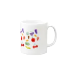 ばぶばぶのくだものくん Mug :right side of the handle