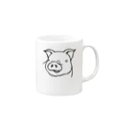 sinocoの豚野郎 Mug :right side of the handle