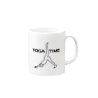 MY FITのYOGA TIME Mug :right side of the handle