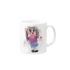 morganiteheartの日本のおしゃれな女の子 Mug :right side of the handle