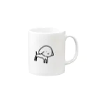 おにぎりのいっぬ Mug :right side of the handle