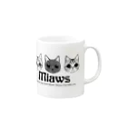 Miaws Shopの3にゃんず その2 Mug :right side of the handle