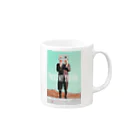 OWAYON ∞ （オワヨン　インフィニティ）の【PRESS MY SWICH】 Mug :right side of the handle