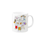 tacotuesdayのにゃんこバスケットボール Mug :right side of the handle