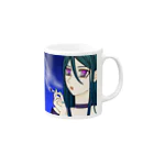 ガールズルームのクールタバコ女子 Mug :right side of the handle