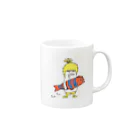 バナナ屋さんのpichi pichi Mug :right side of the handle