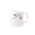 フォーヴァのFuji Mug :right side of the handle