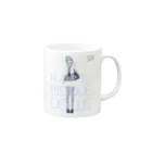 loveclonesのBACK TO SCHOOL 着せ替えビスクドール Mug :right side of the handle