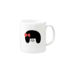 あかりのおみせのりぼんの女の子 Mug :right side of the handle