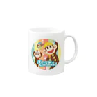 FOXY COLORSのソックモンキー・レトロポップ Mug :right side of the handle