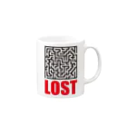 Fickleの迷路　LOST Mug :right side of the handle