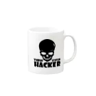 ゆるいハッキングのゆるいハッキング Mug :right side of the handle