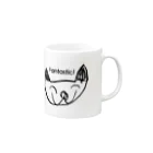 れんげSHOPのねこのマグカップ Mug :right side of the handle