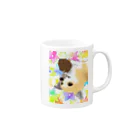 アニマルデザインはなのチワワの幸せ Mug :right side of the handle