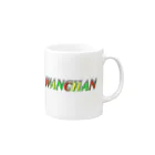 わんチャン🐾のわんチャンマグカップ Mug :right side of the handle