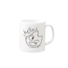 せきね まりのの【改】人間をみまもるねこ(Hello Mug :right side of the handle